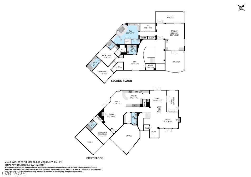 2033 Winter Wind Street Las Vegas NV 89134