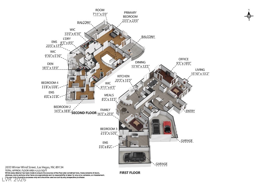 2033 Winter Wind Street Las Vegas NV 89134