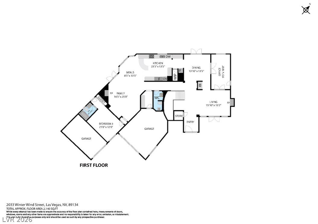 2033 Winter Wind Street Las Vegas NV 89134