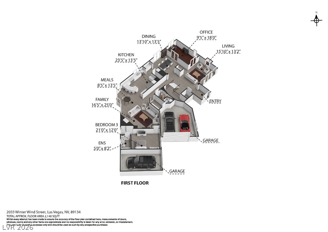 2033 Winter Wind Street Las Vegas NV 89134