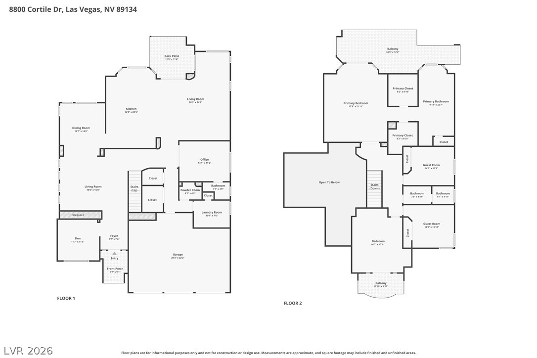 8800 Cortile Drive Las Vegas NV 89134