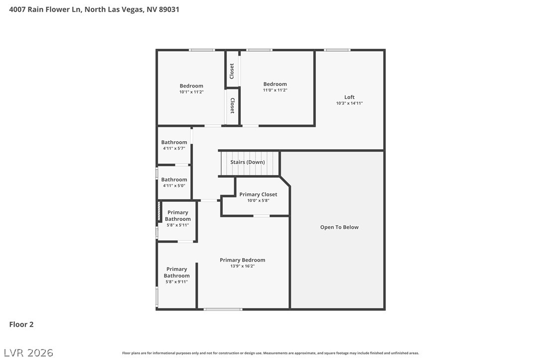 4007 Rain Flower Lane North Las Vegas NV 89031