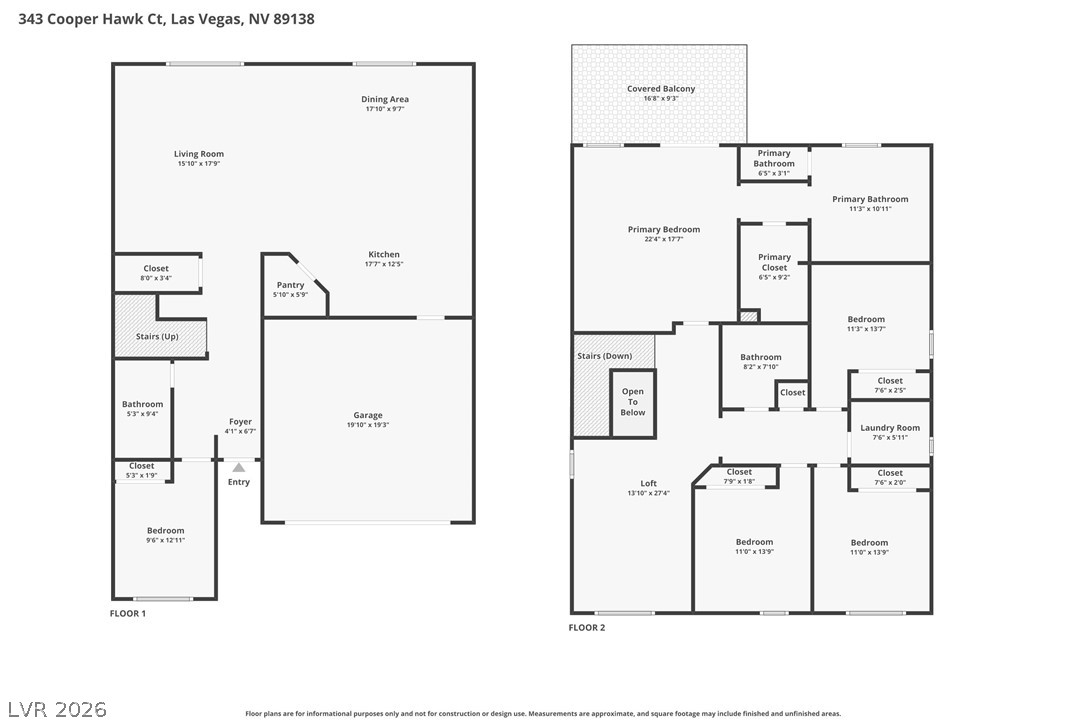 343 Cooper Hawk Court Las Vegas NV 89138