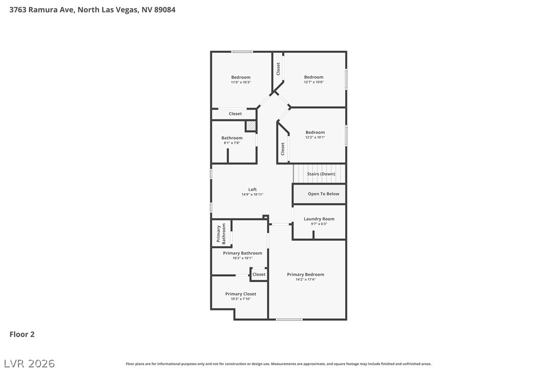 3763 Ramura Avenue North Las Vegas NV 89084