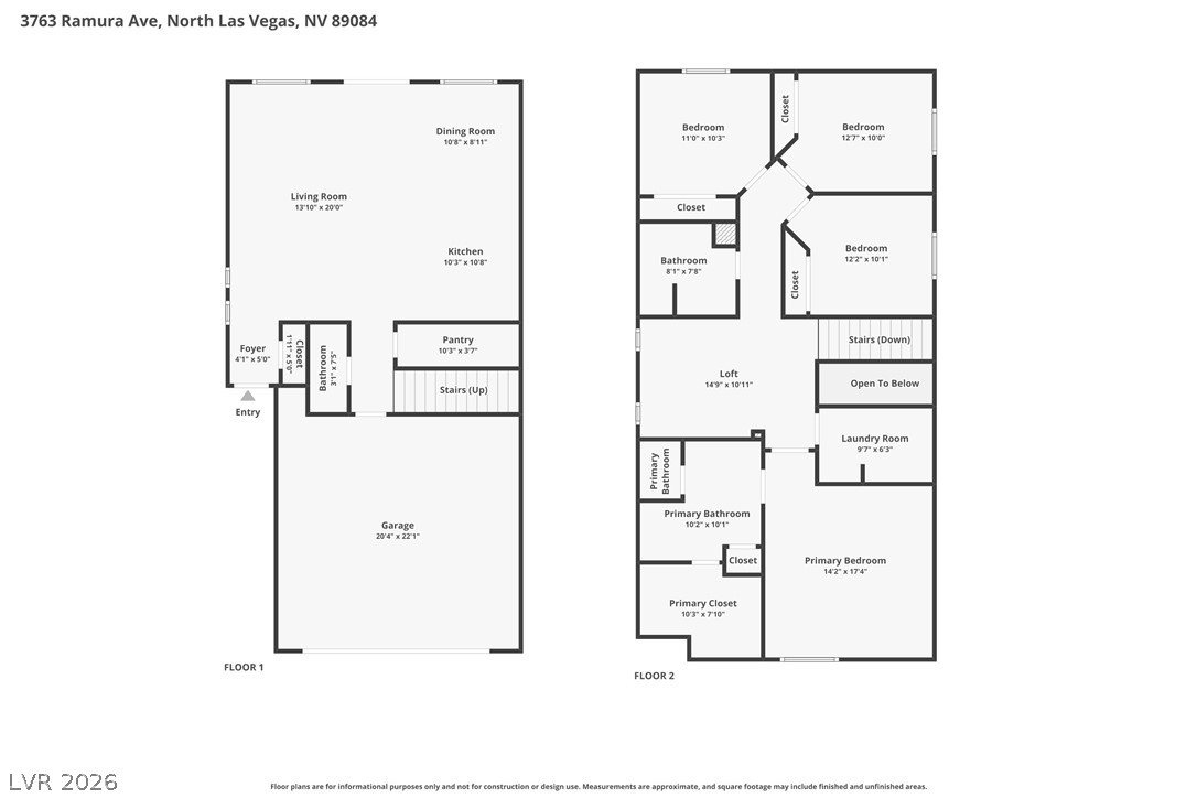 3763 Ramura Avenue North Las Vegas NV 89084