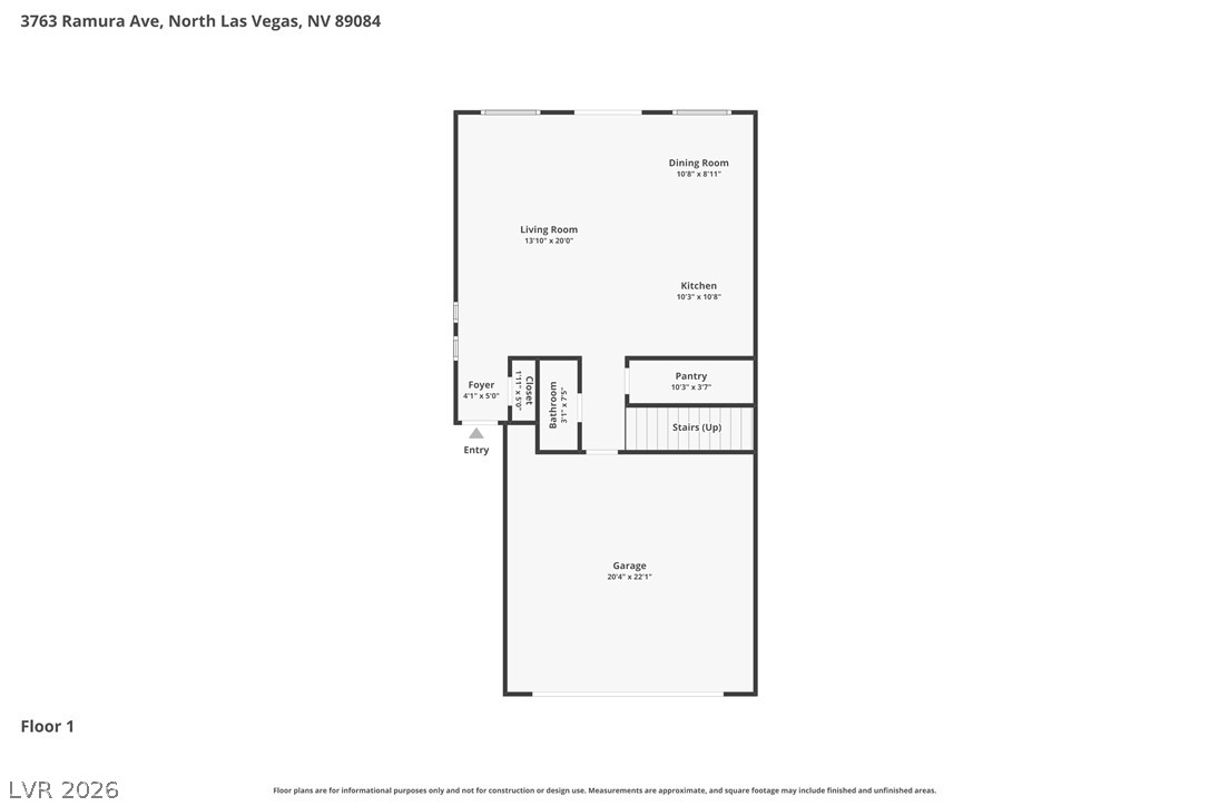 3763 Ramura Avenue North Las Vegas NV 89084