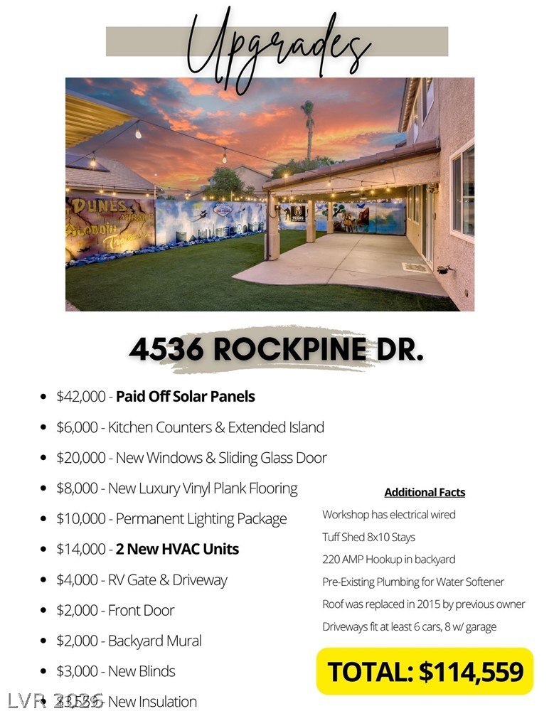 4536 Rockpine Drive North Las Vegas NV 89081