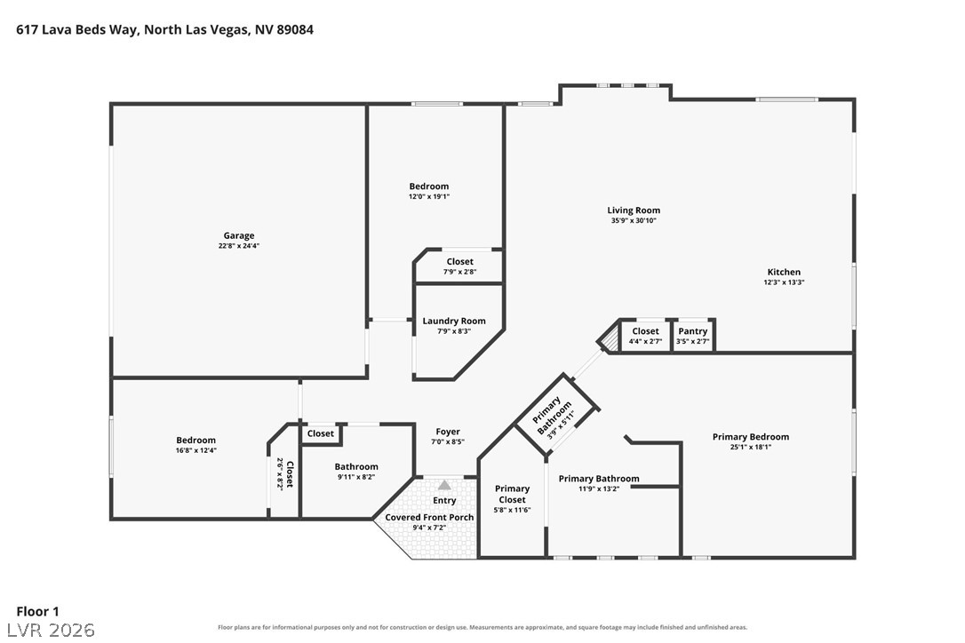 617 Lava Beds Way North Las Vegas NV 89084