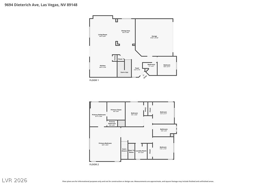 9694 Dieterich Avenue Las Vegas NV 89148