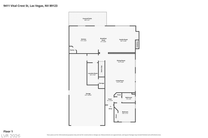 9411 Vital Crest Street Las Vegas NV 89123