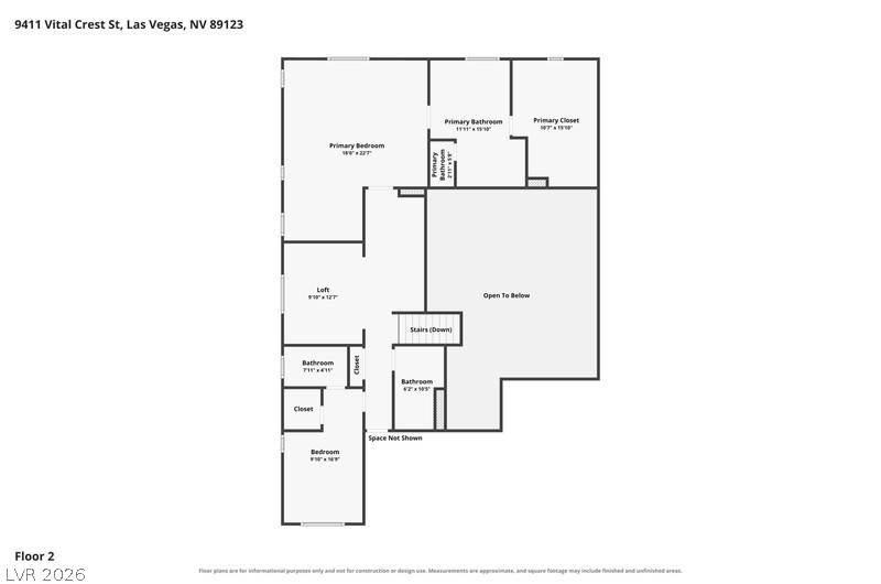 9411 Vital Crest Street Las Vegas NV 89123