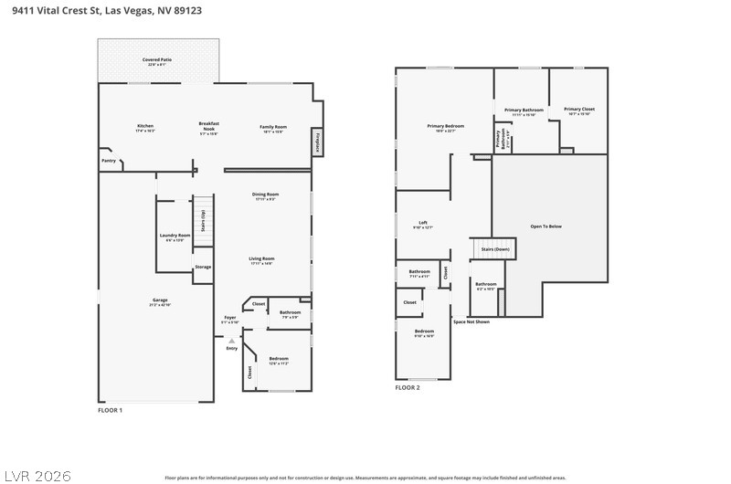 9411 Vital Crest Street Las Vegas NV 89123