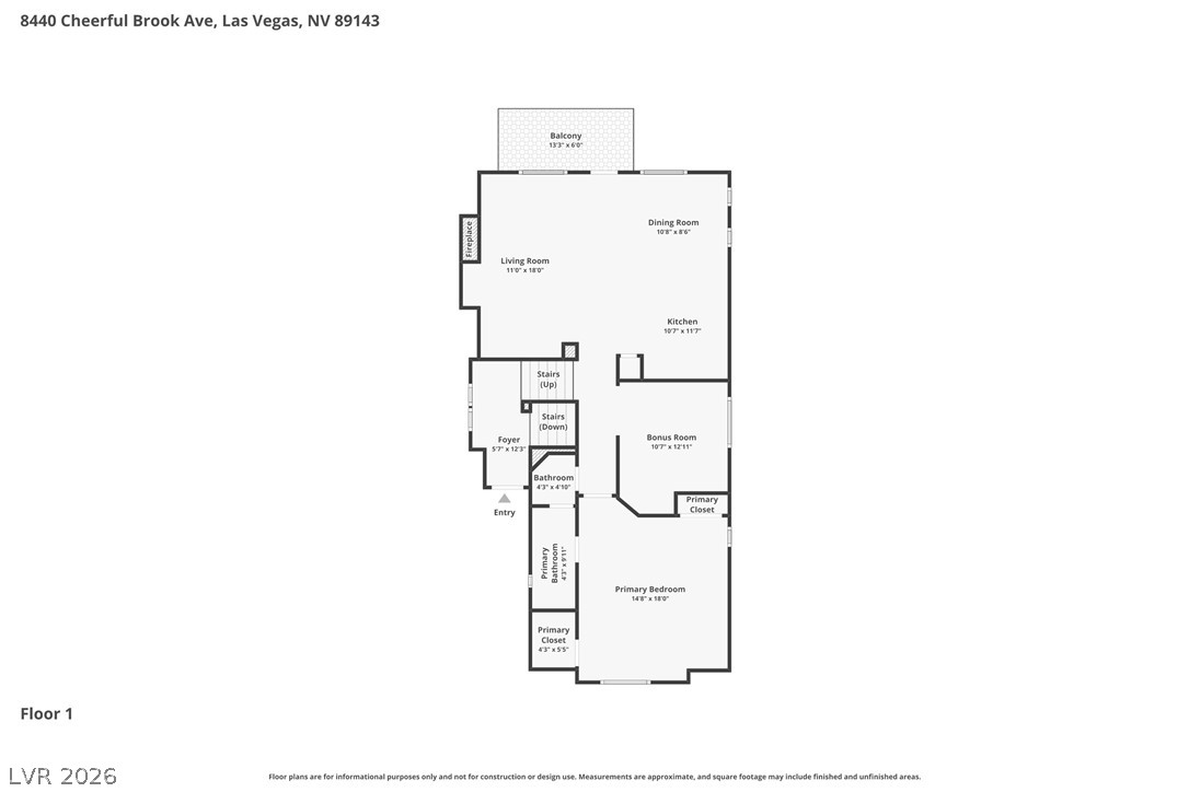 8440 Cheerful Brook Avenue Las Vegas NV 89143