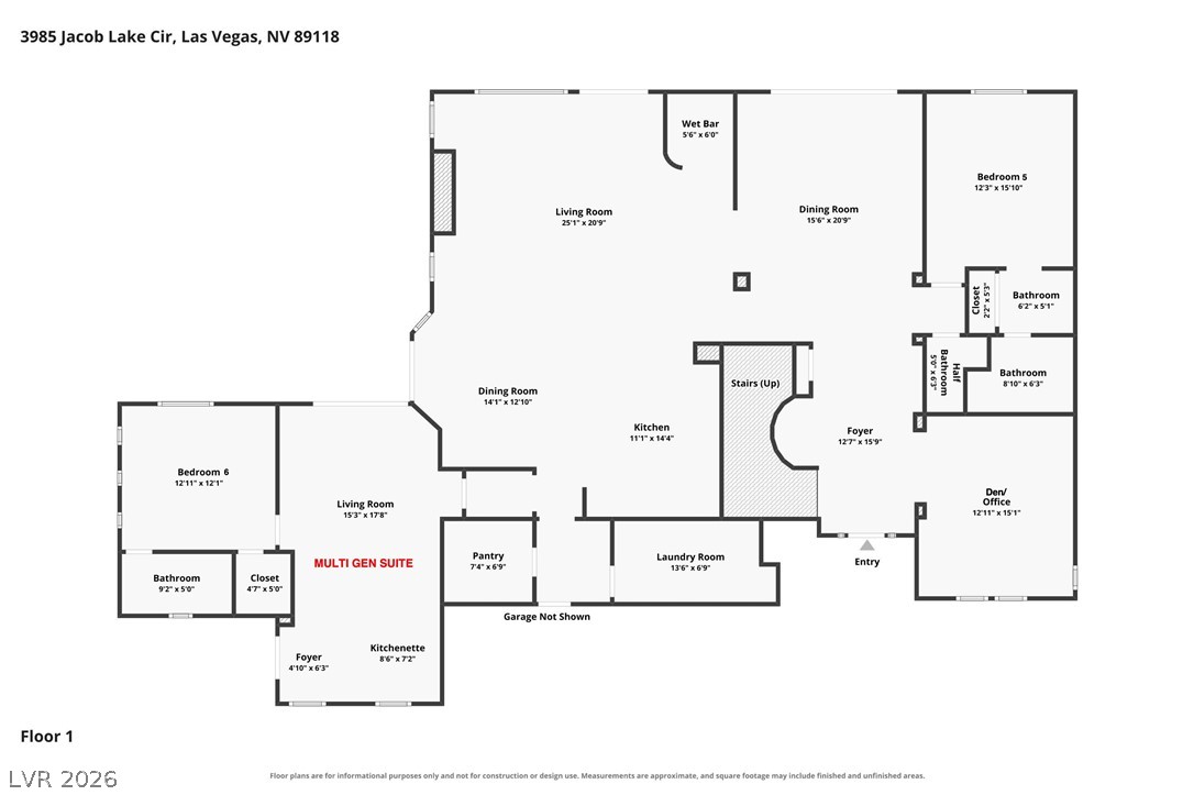3985 Jacob Lake Circle Las Vegas NV 89118