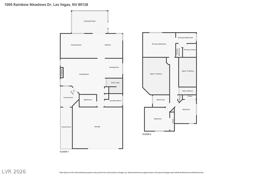 1005 Rainbow Meadows Drive Las Vegas NV 89128