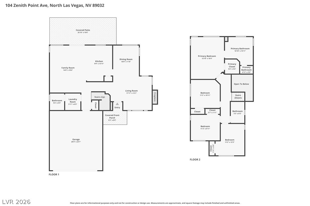 104 Zenith Point Avenue North Las Vegas NV 89032
