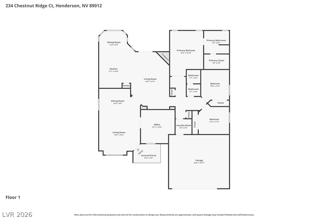 234 Chestnut Ridge Court Henderson NV 89012