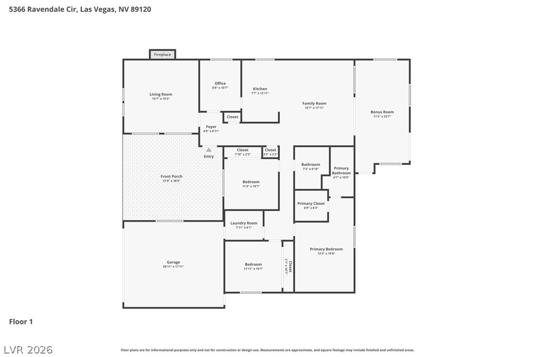 5366 Ravendale Circle Las Vegas NV 89120
