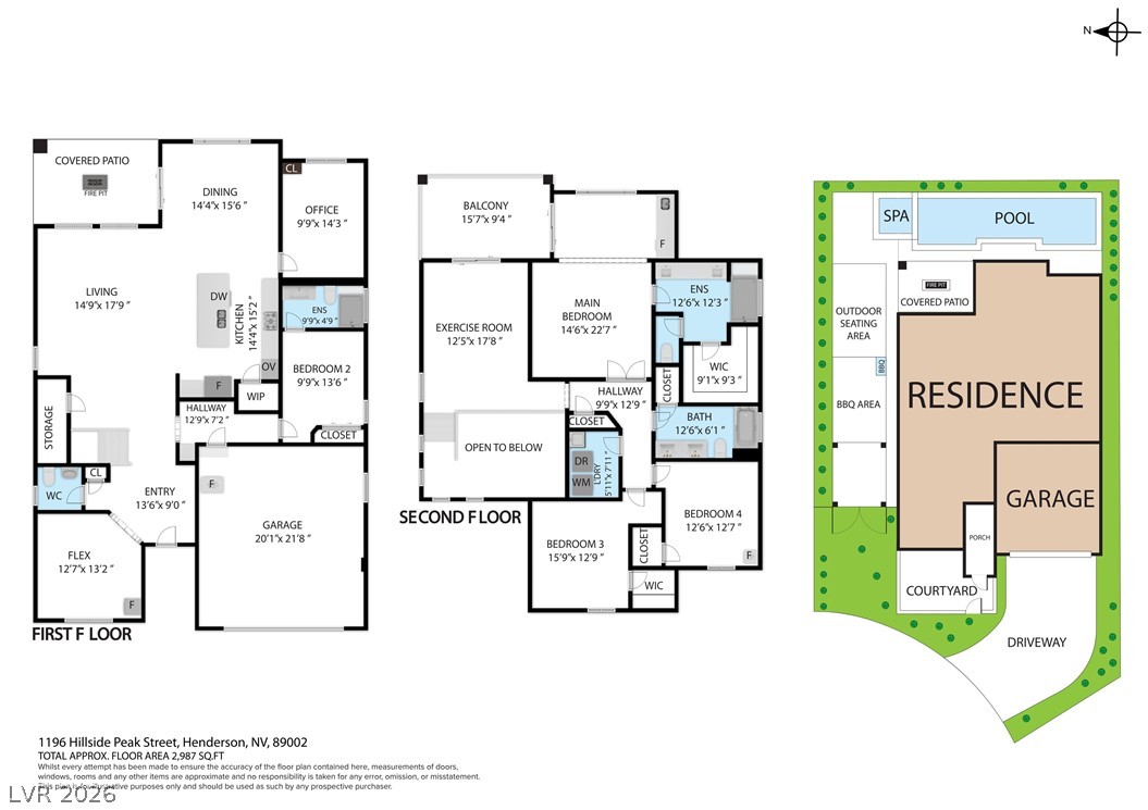 1196 Hillside Peak Street Henderson NV 89002