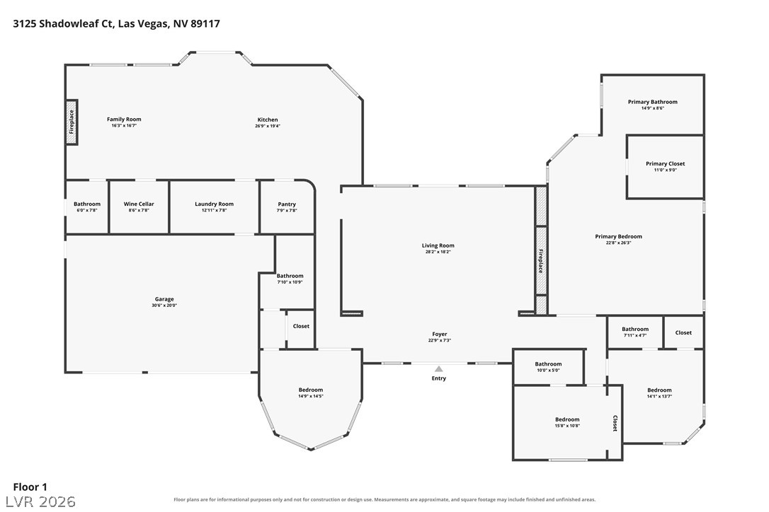 3125 Shadowleaf Court Las Vegas NV 89117