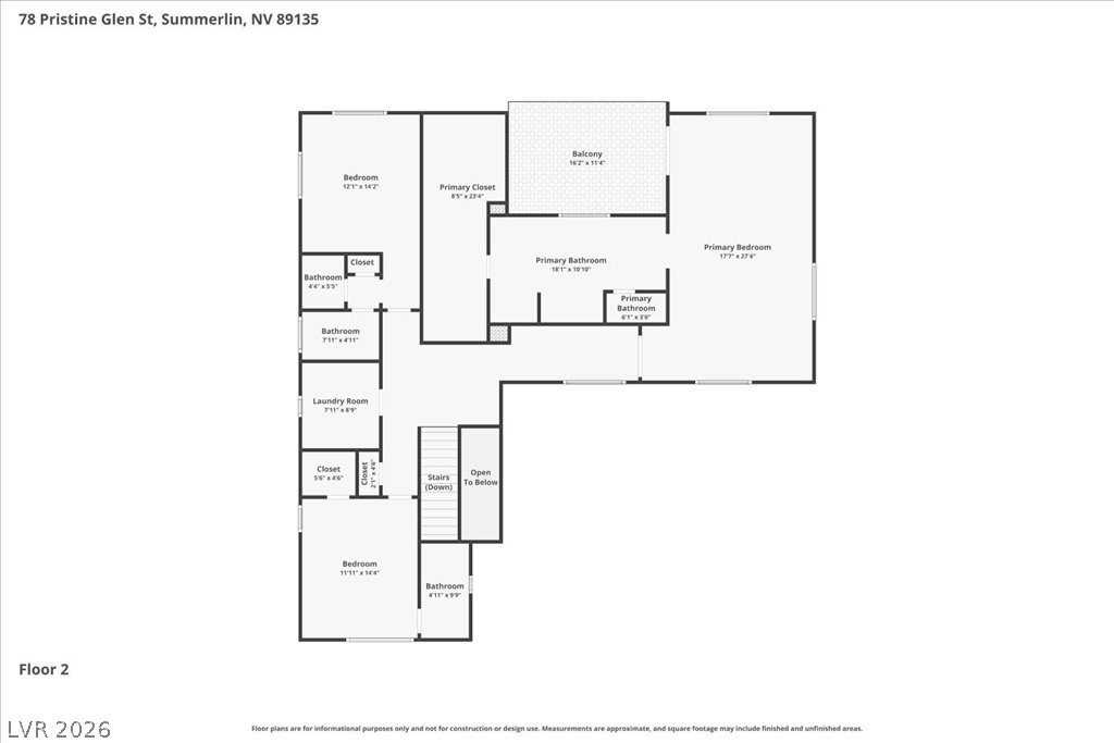 78 Pristine Glen Street Las Vegas NV 89135