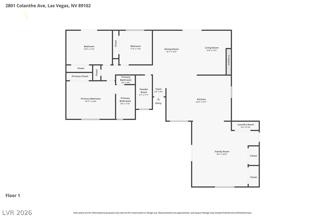 2801 Colanthe Avenue Las Vegas NV 89102