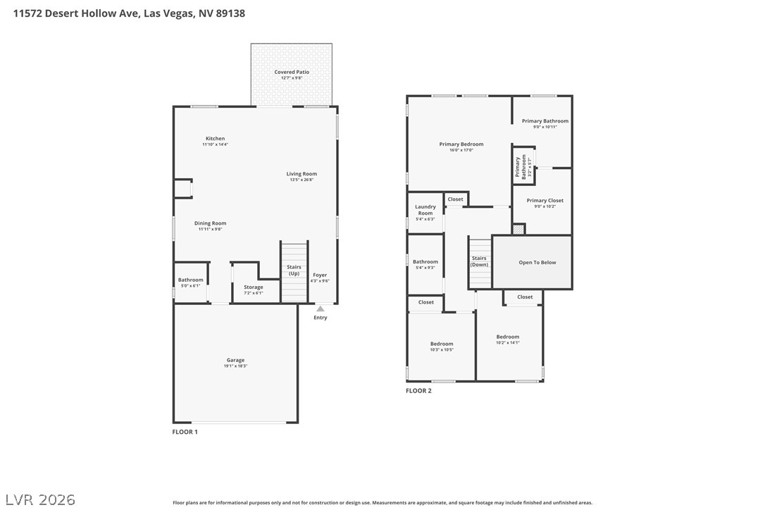 11572 Desert Hollow Avenue Las Vegas NV 89138
