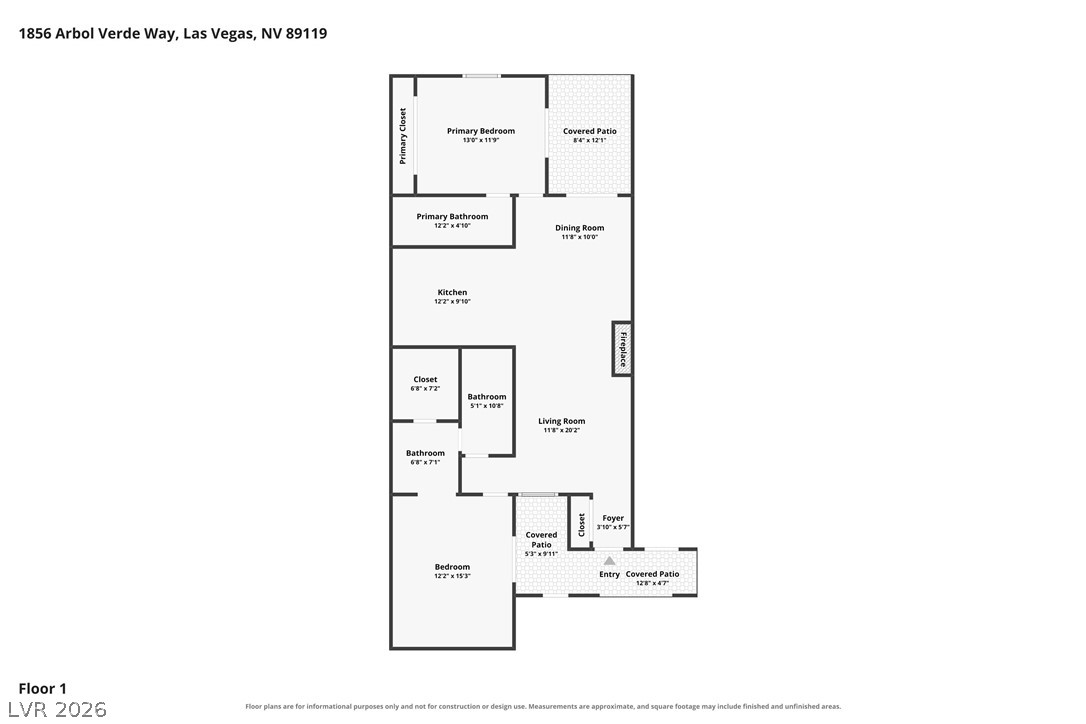 1857 Arbol Verde Way Las Vegas NV 89119