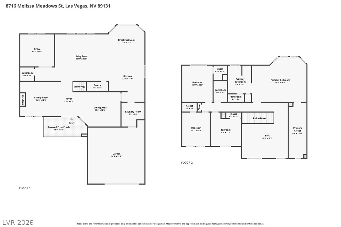 8716 Melissa Meadows Street Las Vegas NV 89131