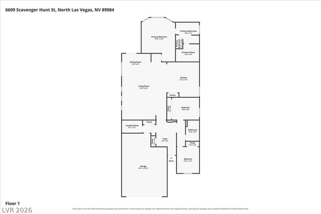 6609 Scavenger Hunt Street North Las Vegas NV 89084