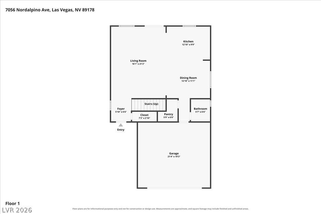 7056 Nordalpino Avenue Las Vegas NV 89178