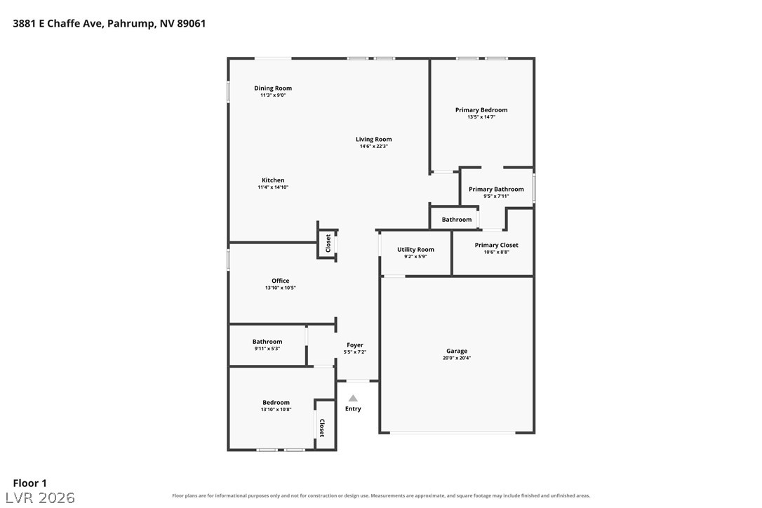 3881 East Chaffe Avenue Pahrump NV 89061