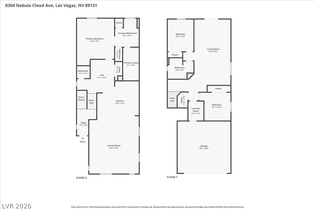 8304 Nebula Cloud Avenue Las Vegas NV 89131