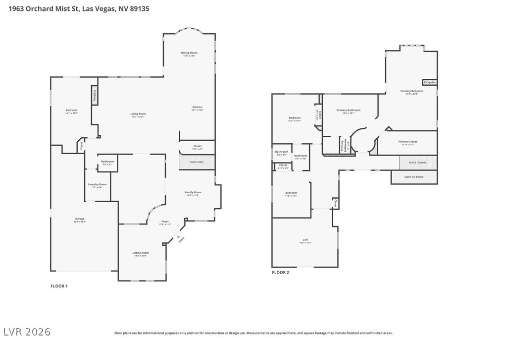 1963 Orchard Mist Court Las Vegas NV 89135