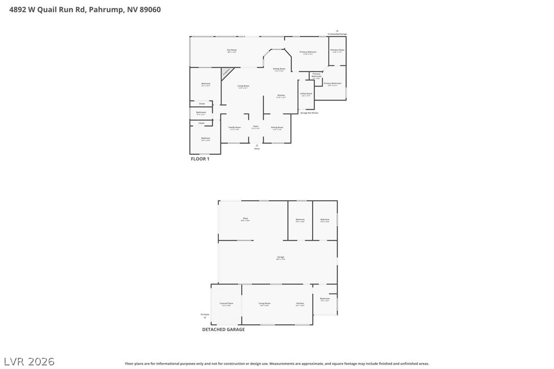 4892 Quail Run Road Pahrump NV 89060