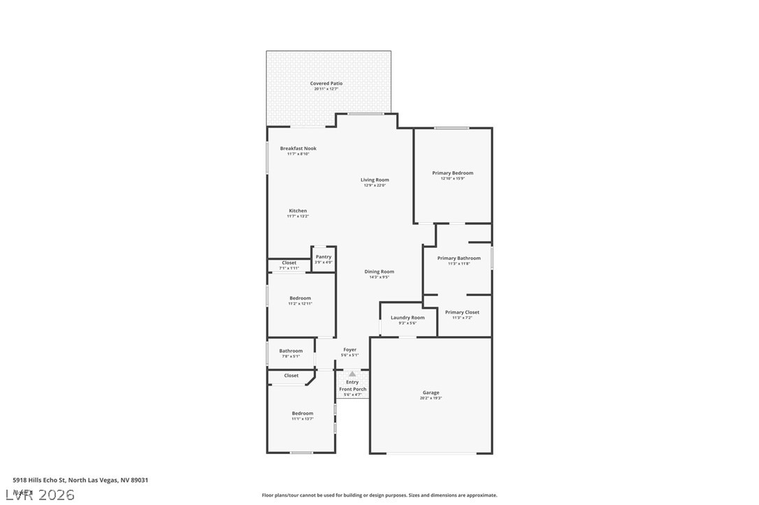 5918 Hills Echo Street North Las Vegas NV 89031