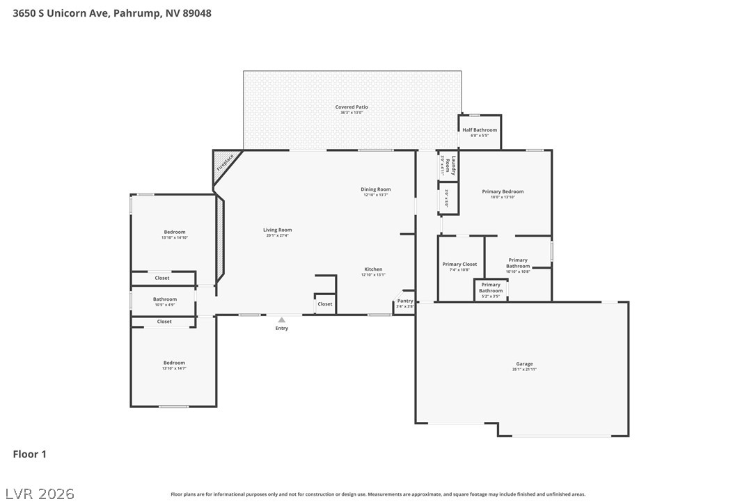 3650 South Unicorn Avenue Pahrump NV 89048