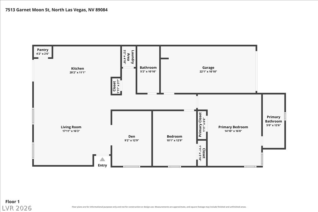 7513 Garnet Moon Street North Las Vegas NV 89084