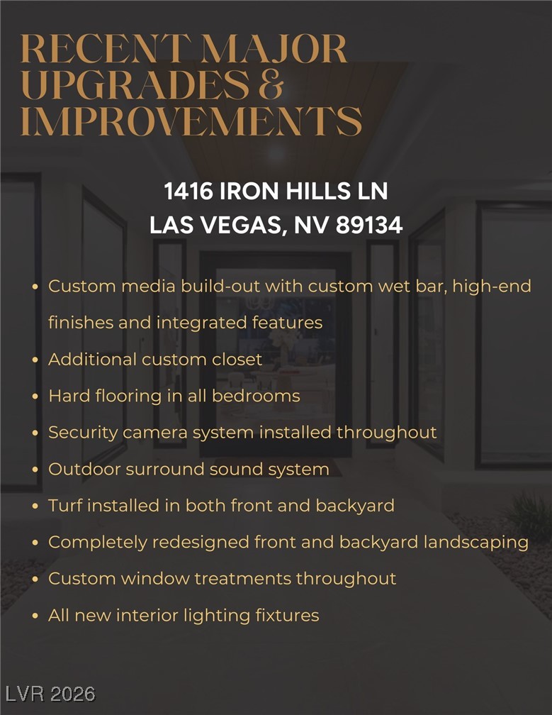1416 Iron Hills Lane Las Vegas NV 89134