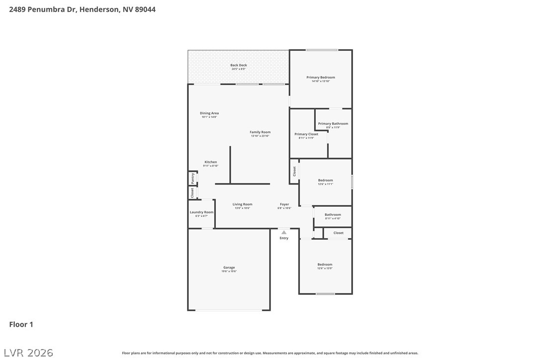 2489 Penumbra Drive Henderson NV 89044