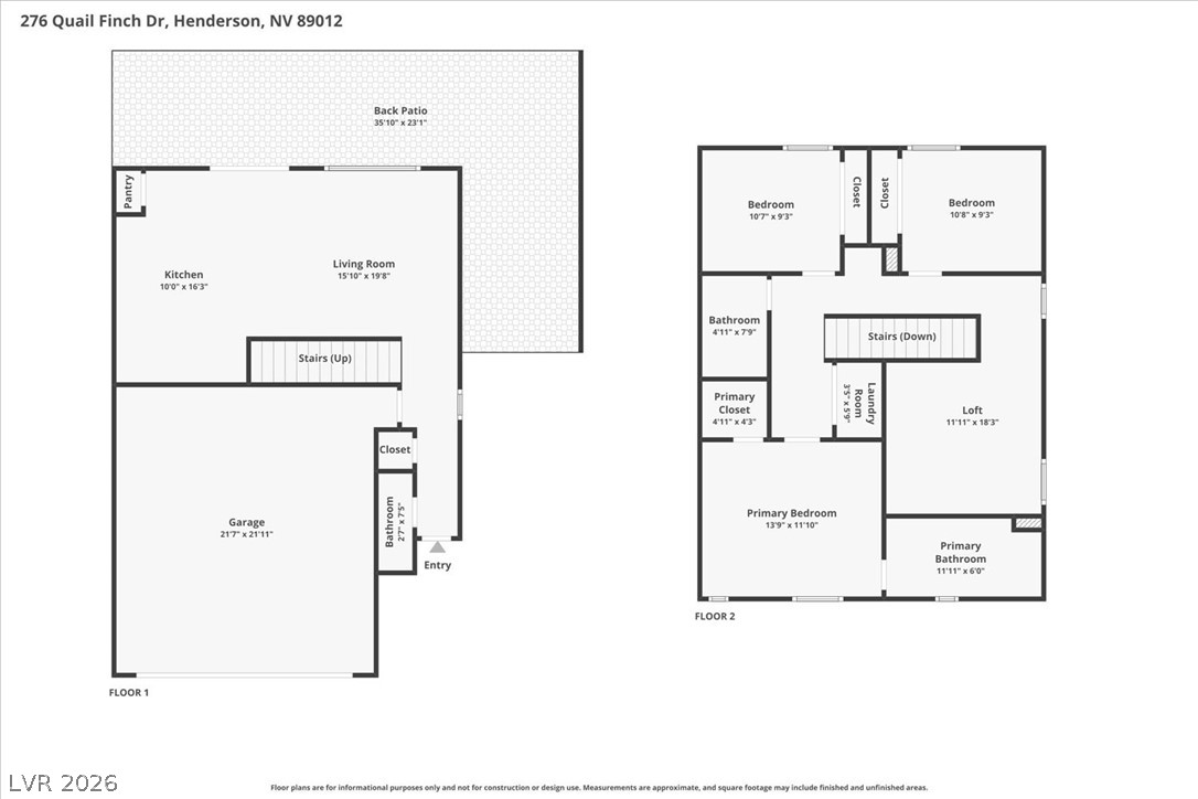 276 Quail Finch Drive Henderson NV 89012