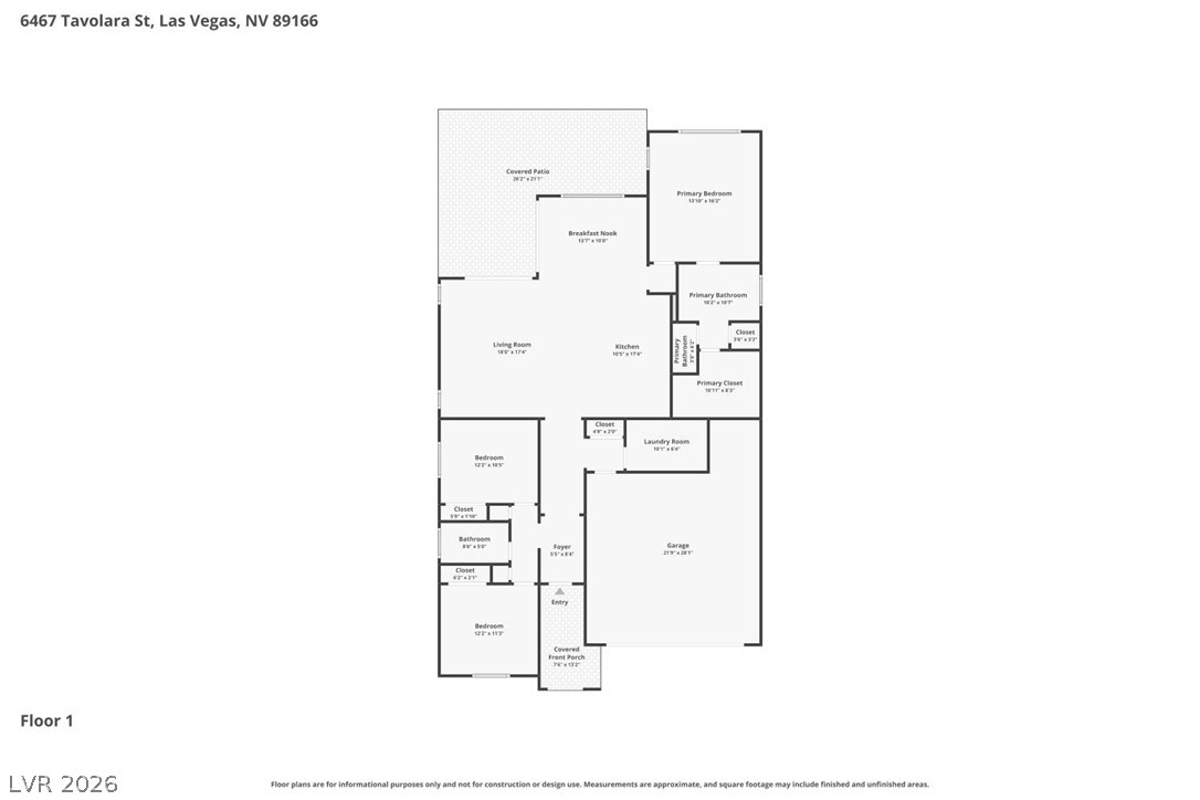 6467 Tavolara Street Las Vegas NV 89166