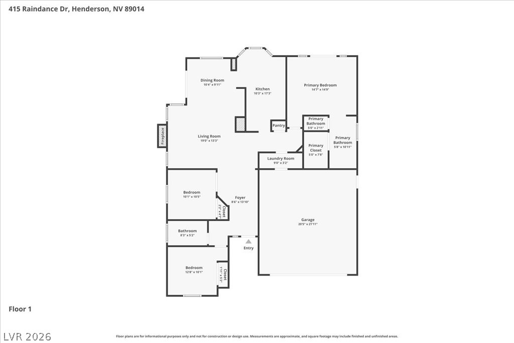 415 Raindance Drive Henderson NV 89014