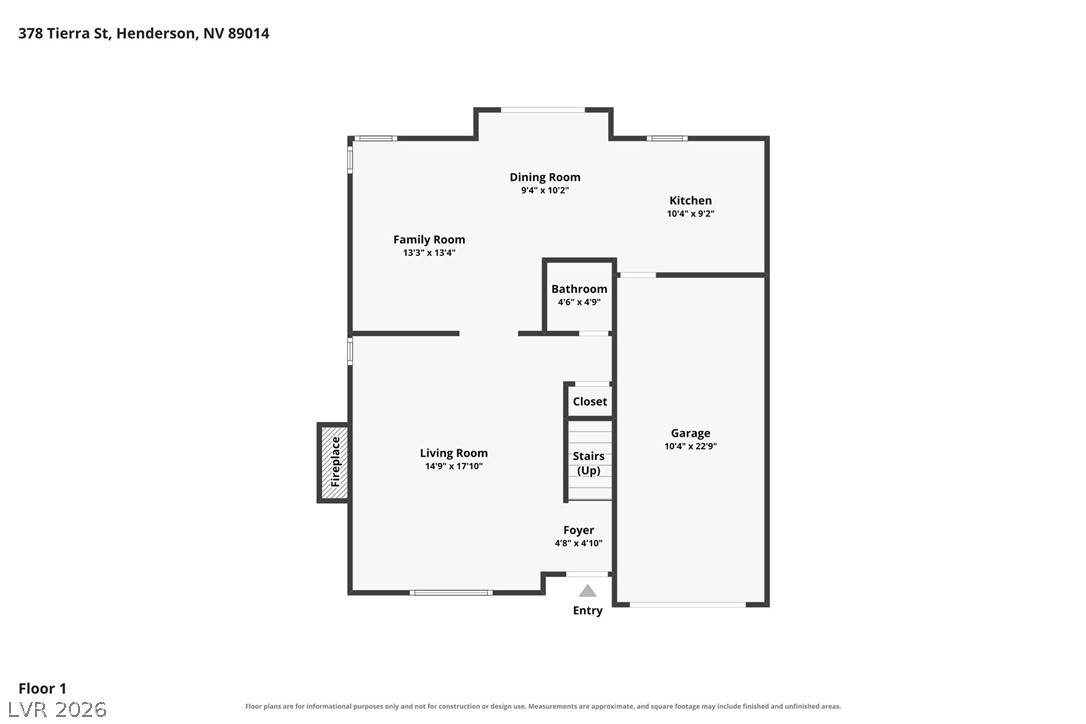 378 Tierra Street Henderson NV 89014