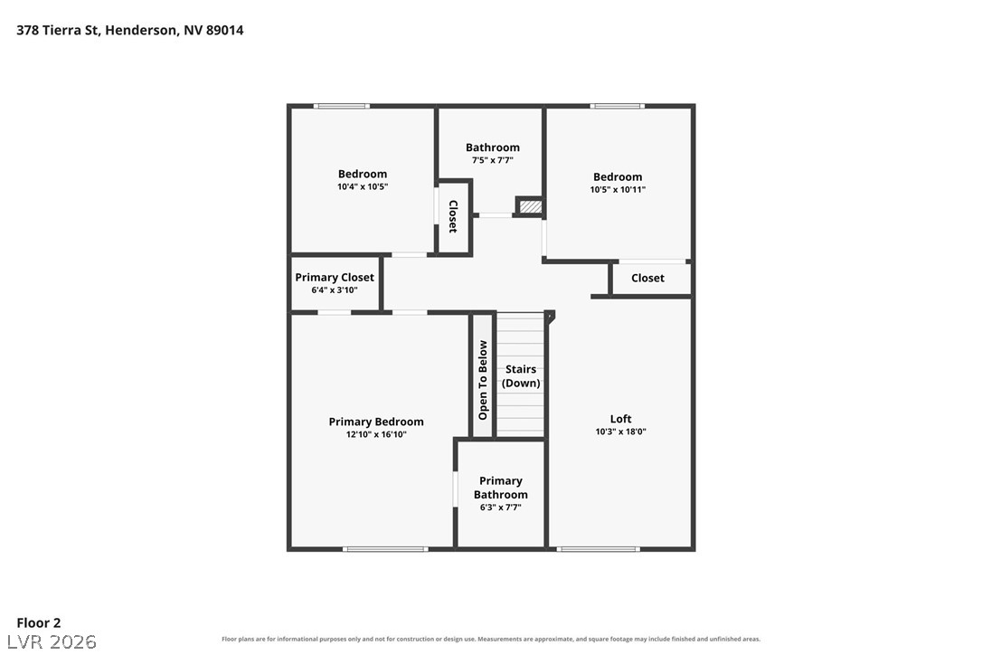 378 Tierra Street Henderson NV 89014