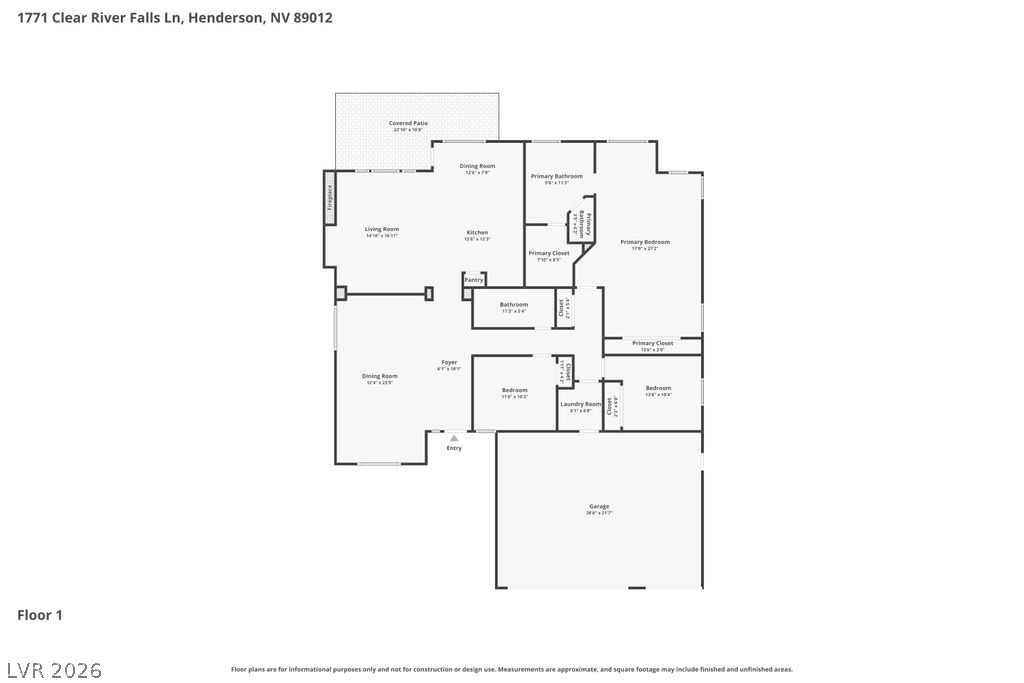 1771 Clear River Falls Lane Henderson NV 89012