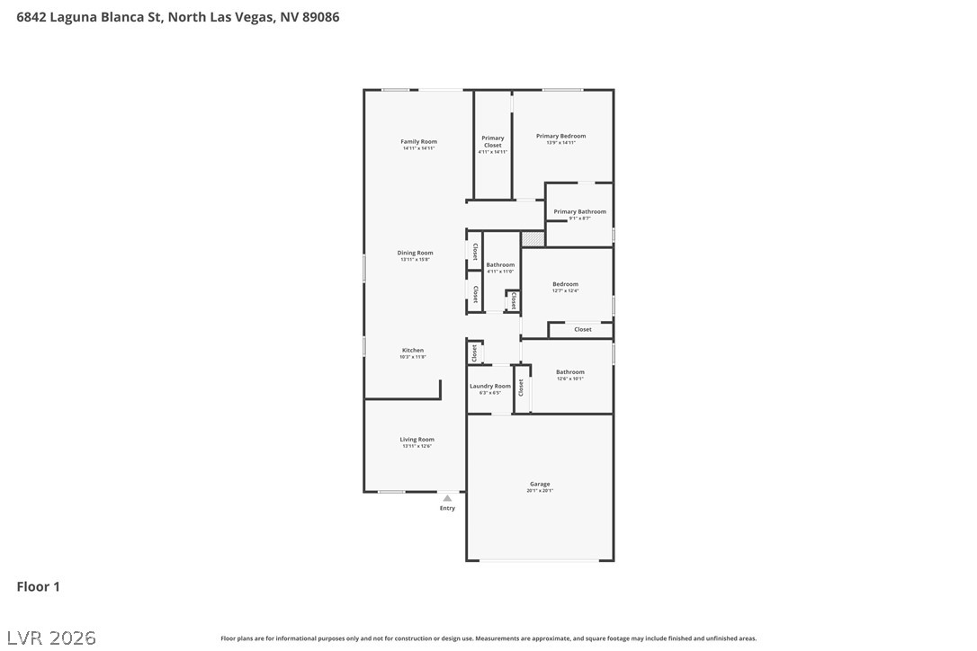 6842 Laguna Blanca Street North Las Vegas NV 89086