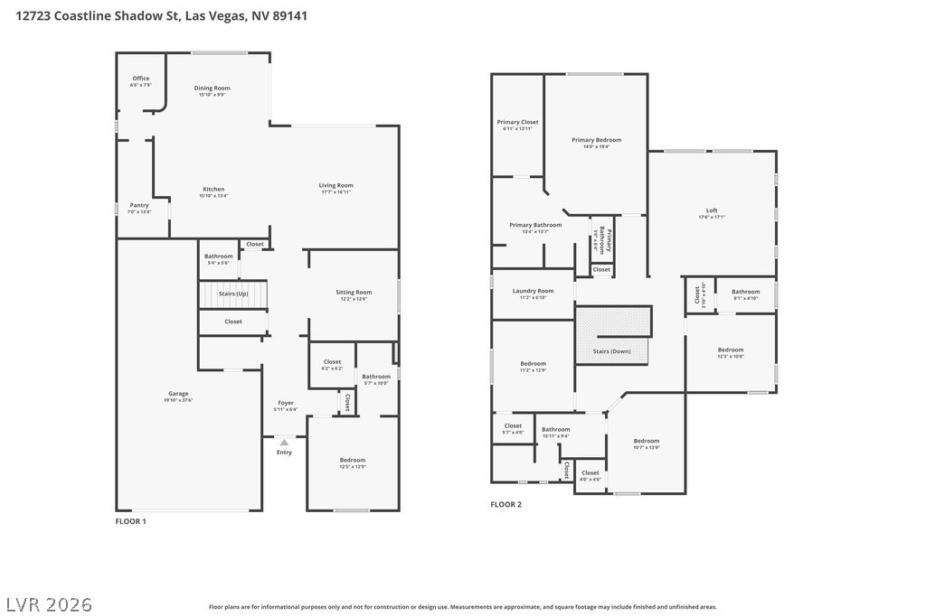 12723 Coastline Shadow Street Las Vegas NV 89141