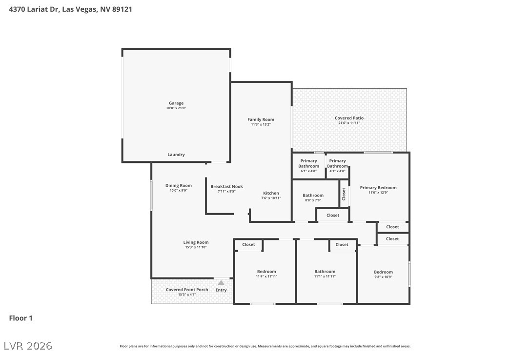 4370 Lariat Drive Las Vegas NV 89121