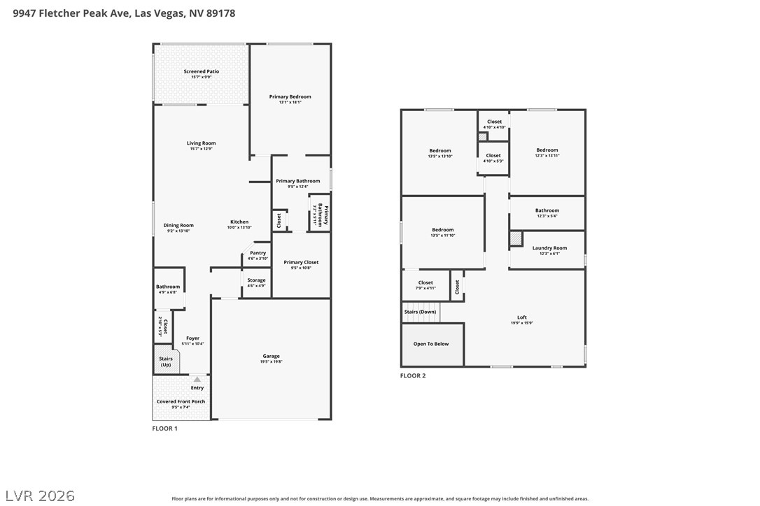 9947 Fletcher Peak Avenue Las Vegas NV 89178